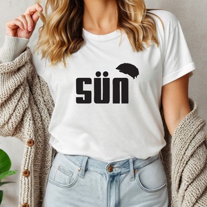 Sün női póló, Ruha & Divat, Női ruha, Póló, felső, Decoupage, transzfer és szalvétatechnika, Fotó, grafika, rajz, illusztráció, MESKA