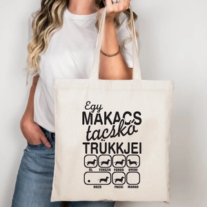 Egy makacs tacskó trükkjei vászontáska/bevásárlótáska, Táska & Tok, Bevásárlás & Shopper táska, Shopper, textiltáska, szatyor, , MESKA