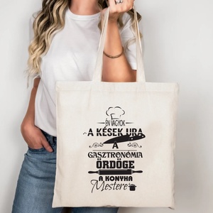 SÉF vászontáska/bevásárlótáska, Táska & Tok, Bevásárlás & Shopper táska, Shopper, textiltáska, szatyor, , MESKA