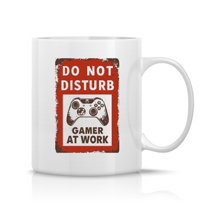 Do not disturb Gamer bögre, Otthon & Életmód, Konyhafelszerelés, tálalás, Tálalás, Bögre & Csésze, Fotó, grafika, rajz, illusztráció, Decoupage, transzfer és szalvétatechnika, MESKA