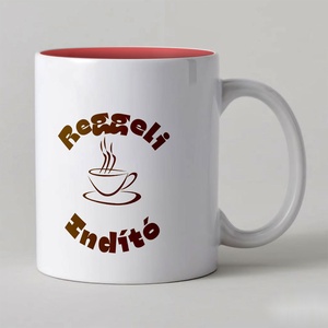Színes belső bögre reggeli indító - otthon & életmód - konyhafelszerelés, tálalás - tálalás - bögre & csésze - Meska.hu