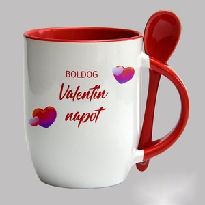 Valentin-napi Kanalas bögre., Otthon & Életmód, Konyhafelszerelés, tálalás, Tálalás, Bögre & Csésze, Fotó, grafika, rajz, illusztráció, MESKA