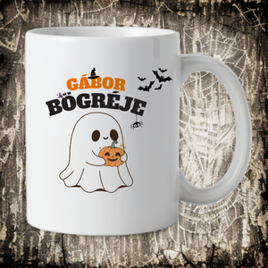 Halloween bögre egyedi névvel - otthon & életmód - konyhafelszerelés, tálalás - tálalás - bögre & csésze - Meska.hu