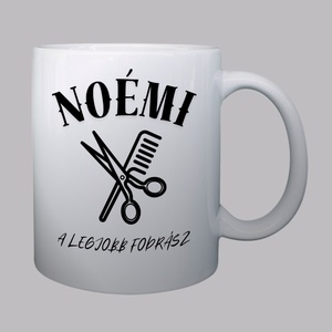 A legjobb Fodrász bögre- személyre szabható névvel, Otthon & Életmód, Konyhafelszerelés, tálalás, Tálalás, Bögre & Csésze, Mindenmás, MESKA