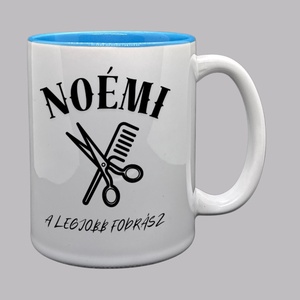 A legjobb Fodrász bögre- személyre szabható névvel - otthon & életmód - konyhafelszerelés, tálalás - tálalás - bögre & csésze - Meska.hu
