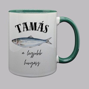 A legjobb horgász � személyre szabható névvel, Otthon & Életmód, Konyhafelszerelés, tálalás, Tálalás, Bögre & Csésze, Mindenmás, MESKA