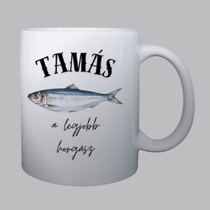 A legjobb horgász � személyre szabható névvel - otthon & életmód - konyhafelszerelés, tálalás - tálalás - bögre & csésze - Meska.hu