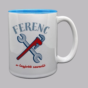 A legjobb szerelő � személyre szabható névvel - otthon & életmód - konyhafelszerelés, tálalás - tálalás - bögre & csésze - Meska.hu