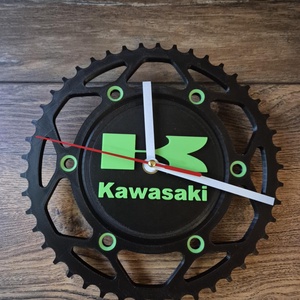 3D Nyomtatott Motoros Fali Óra    Kawasaki stílusban! - Meska.hu