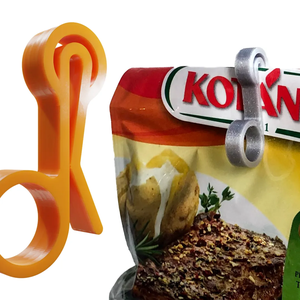  Praktikus zacskózáró klipsz, csipesz    10 db-os kiszerelés, , Mozaik, MESKA