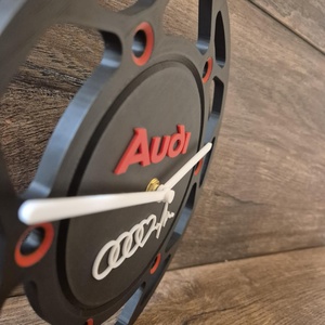 3D Nyomtatott AUDI Fali Óra  - otthon & életmód - dekoráció - fali és függő dekoráció - falióra & óra - Meska.hu