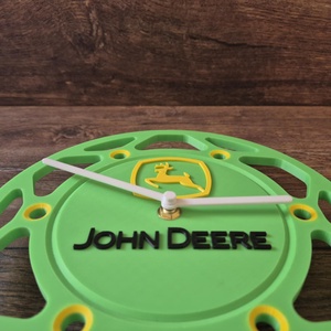 3D Nyomtatott John Deere  Fali Óra  - otthon & életmód - dekoráció - fali és függő dekoráció - falióra & óra - Meska.hu