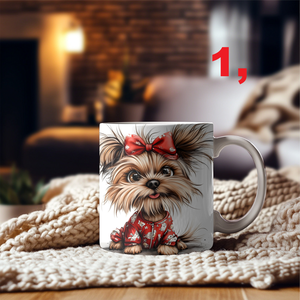  Kutyás bögrék (Yorkshire terrier  Yorki) - otthon & életmód - konyhafelszerelés, tálalás - tálalás - bögre & csésze - Meska.hu