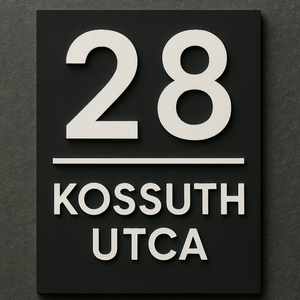 Egyedi házszámtábla � 3D nyomtatott - otthon & életmód - ház & kert - házszám - Meska.hu