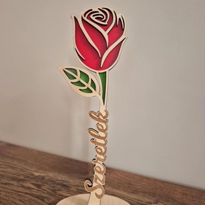 Nőnapi/ Anyáknapi  egyedi feliratos virág, Otthon & Életmód, Dekoráció, Virágdísz és tartó, Virágdíszek, Asztali virágdísz, Mindenmás, MESKA