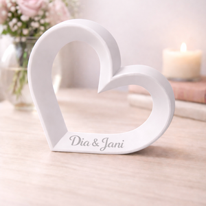 Szív alakú  esküvői dekoáció, Esküvő, Dekoráció, Asztaldísz, Mindenmás, MESKA