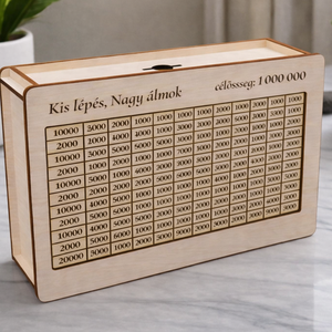 Egyedi Milliós Persely - Meska.hu