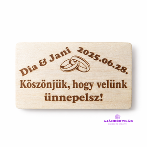 Esküvői köszönet ajándék  - esküvő - emlék & ajándék - köszönőajándék - Meska.hu