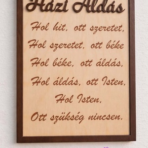 Házi Áldás  Falikép, Otthon & Életmód, Vallás, Házi áldás, , MESKA