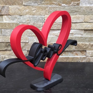 LOVE Szív � Modern romantikus asztali dekor - otthon & életmód - dekoráció - asztal és polc dekoráció - könyvszobor - Meska.hu