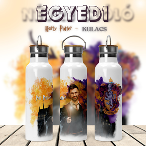 Egyedi Harry Potter - bambusz fedeles fém kulacs 750ml, Otthon & Életmód, Konyhafelszerelés, tálalás, Italos kellékek, Kulacsok, , MESKA
