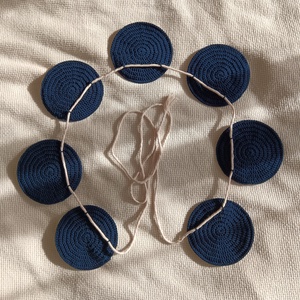 Holdfázisok horgolt falidísz - otthon & életmód - dekoráció - fali és függő dekoráció - falra akasztható dekor - Meska.hu