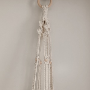 Makramé virágtartó - közepes - otthon & életmód - dekoráció - virágdísz és tartó - virágtartó - Meska.hu