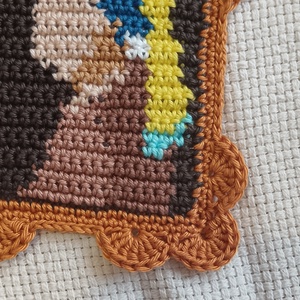 Horgolt festmény - otthon & életmód - dekoráció - fali és függő dekoráció - falra akasztható dekor - Meska.hu