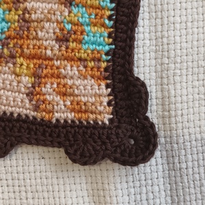 Horgolt festmény - otthon & életmód - dekoráció - fali és függő dekoráció - falra akasztható dekor - Meska.hu