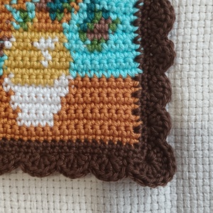 Horgolt festmény - otthon & életmód - dekoráció - fali és függő dekoráció - falra akasztható dekor - Meska.hu