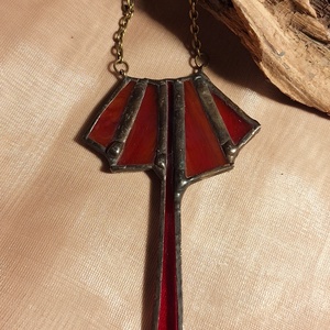 Art Deco stílusú medál, Ékszer, Nyaklánc, Medálos nyaklánc, Ékszerkészítés, Fémmegmunkálás, MESKA