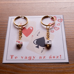Te vagy az Ász! - Páros kulcstartó  - Meska.hu