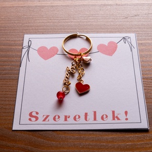 Szerelmes Üzenet Kulcstartó, Táska & Tok, Kulcstartó & Táskadísz, Kulcstartó, Ékszerkészítés, MESKA