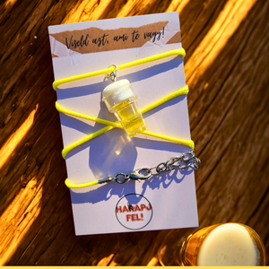 Mini sör, max jókedv nyaklánc - ékszer - nyaklánc - medálos nyaklánc - Meska.hu