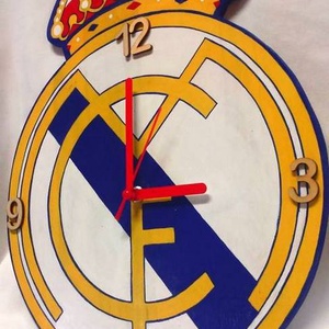 Real Madridos falióra - otthon & életmód - dekoráció - fali és függő dekoráció - falióra & óra - Meska.hu