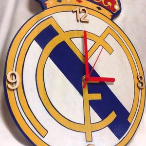 Real Madridos falióra, Otthon & Életmód, Dekoráció, Fali és függő dekoráció, Falióra & óra, Festészet, Mindenmás, MESKA