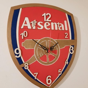 Arsenal falióra - otthon & életmód - dekoráció - fali és függő dekoráció - falióra & óra - Meska.hu
