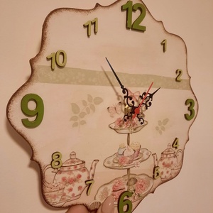 Vintage muffinos falióra - otthon & életmód - dekoráció - fali és függő dekoráció - falióra & óra - Meska.hu