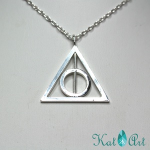 Harry Potter Halál Ereklyéi ezüst medál - ékszer - nyaklánc - medál - Meska.hu Harry Potter Halál Ereklyéi ezüst medál - ékszer - nyaklánc - medál - Meska.hu