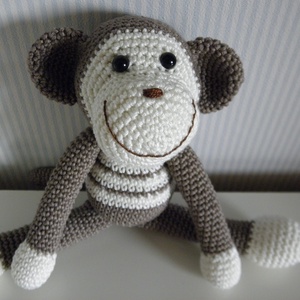 Horgolt majom - Meska.hu