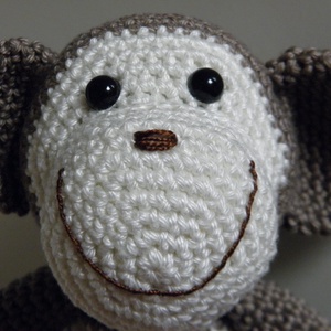 Horgolt majom - játék & sport - plüssállat & játékfigura - majom - Meska.hu