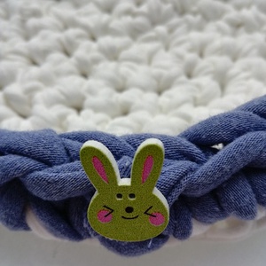 Nyuszi alszik - játék & sport - plüssállat & játékfigura - nyuszi - Meska.hu