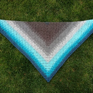 Horgolt kendő - ruha & divat - sál, sapka, kendő - kendő - Meska.hu