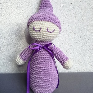 Alvóka (lila), Játék & Sport, Plüssállat & Játékfigura, Manó, Horgolás, MESKA