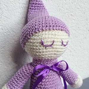 Alvóka (lila) - játék & sport - plüssállat & játékfigura - manó - Meska.hu