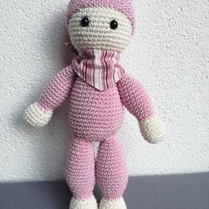 Alvóka (rózsaszín), Játék & Sport, Plüssállat & Játékfigura, Manó, Horgolás, MESKA