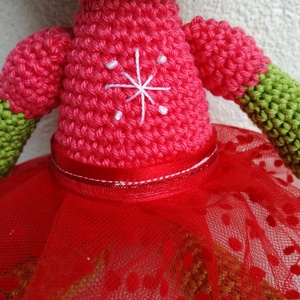 Horgolt béka - játék & sport - plüssállat & játékfigura - béka - Meska.hu