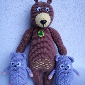 Mackó és lemming - Meska.hu