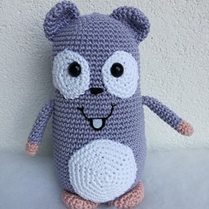 Horgolt lemming - Meska.hu