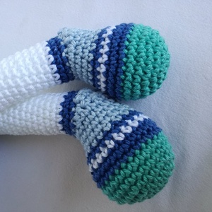 Csíkos nyuszi - játék & sport - plüssállat & játékfigura - nyuszi - Meska.hu